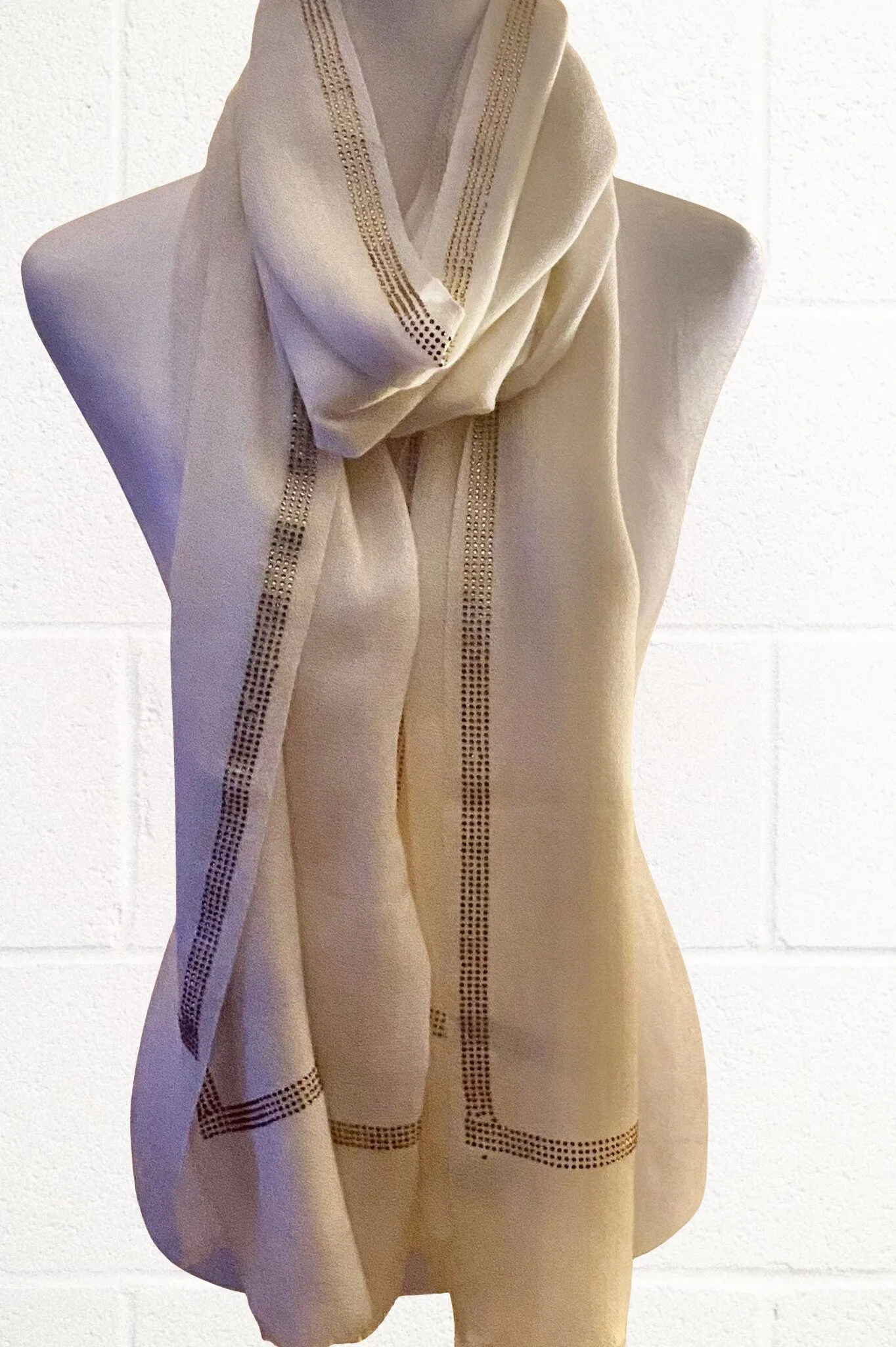 100% Pure Pashmina Solid Scarf for Women, Ivory Pashmina Super Soft Scarf,Kashmir High Quality Shawl,Gift for Her, Bridesmaid Gift