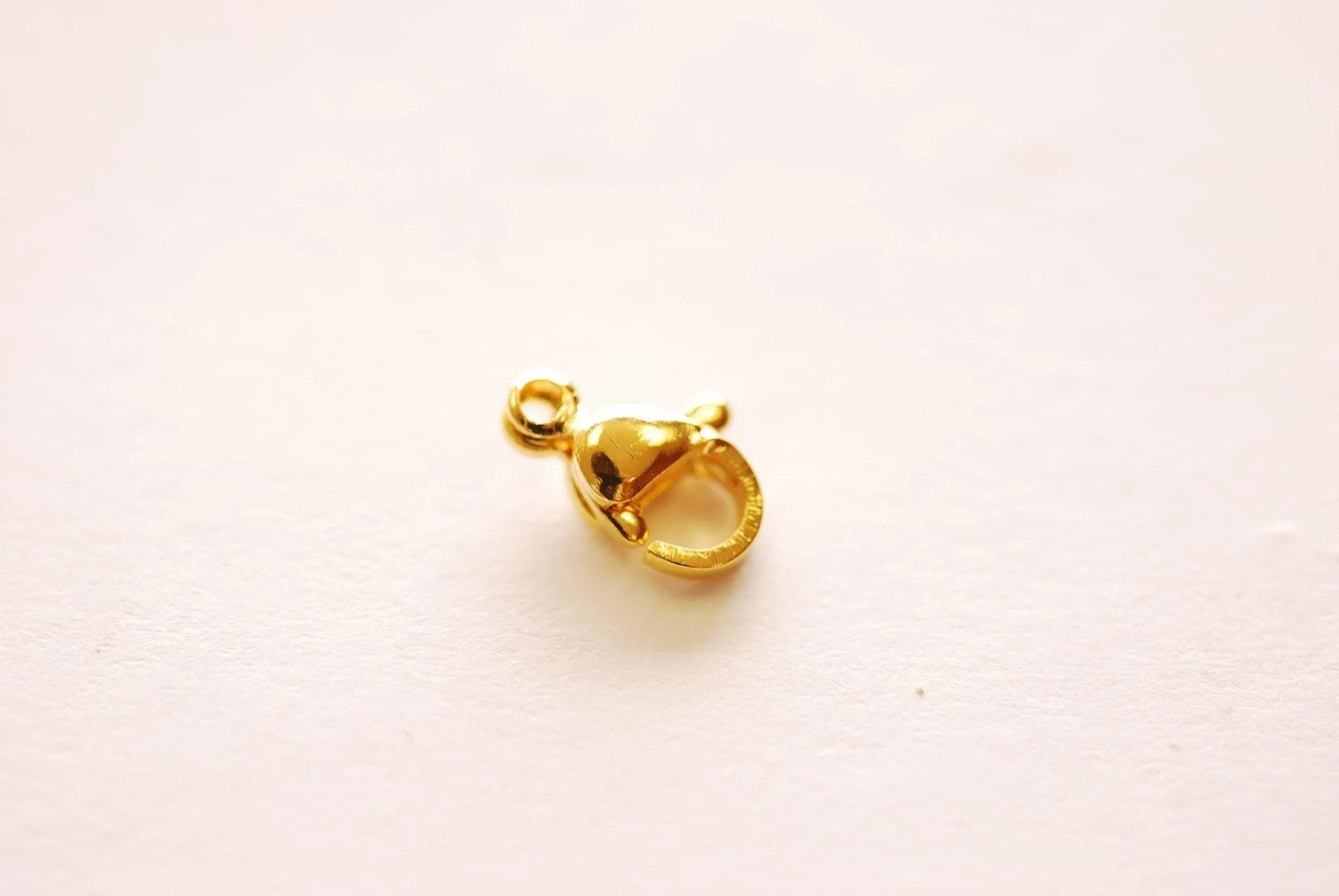 5 pcs Pack | 9x5mm Lobster Claw Clasp Connector | 18K Gold Plated Stainless Steel | Wholesale HarperCrown B259