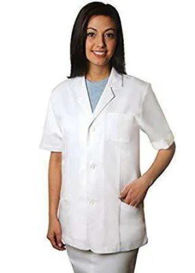 Adar Universal 31" Unisex Short Sleeve Consultation Coat