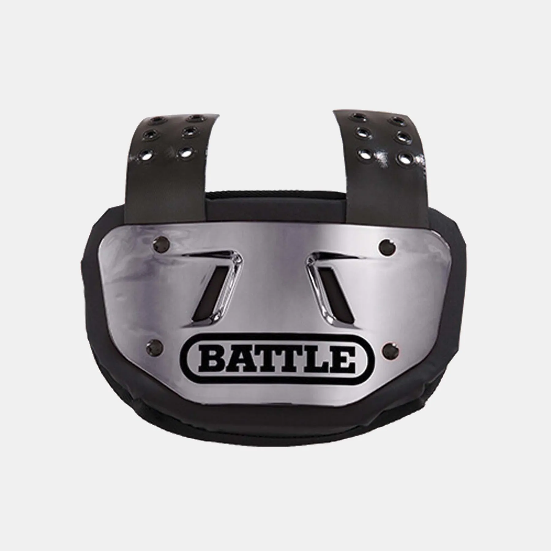 Adult Chrome Football Back Bone Plate