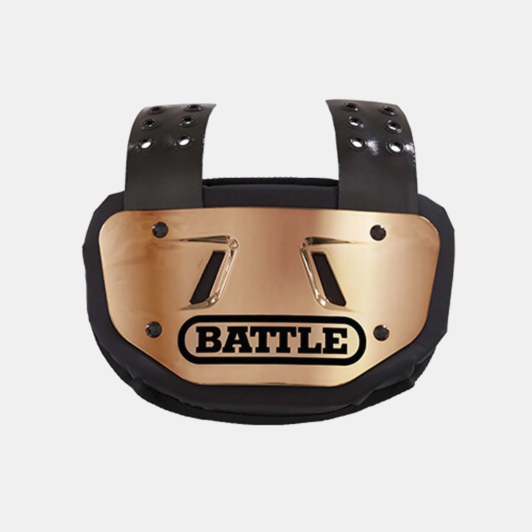 Adult Chrome Football Back Bone Plate