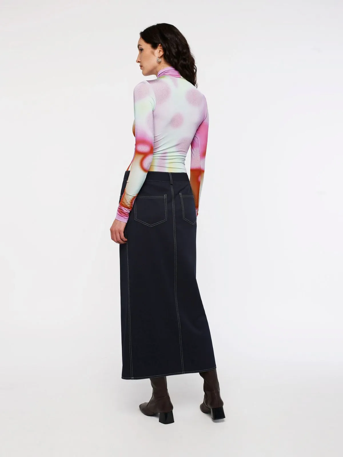 ALIX maxi skirt - navy