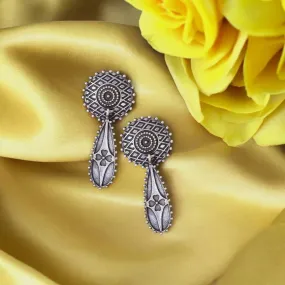 Antique Kalti Oxidised Danglers