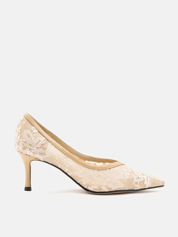 Ariella Lace Stiletto Pumps