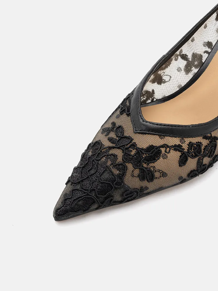 Ariella Lace Stiletto Pumps