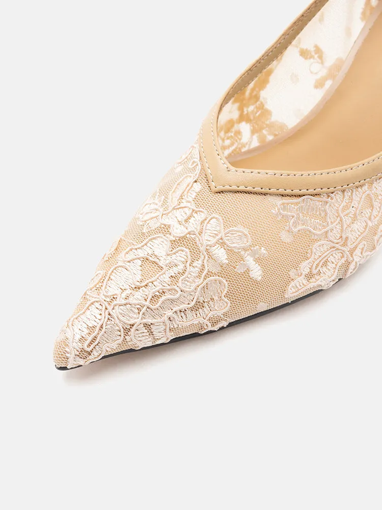 Ariella Lace Stiletto Pumps