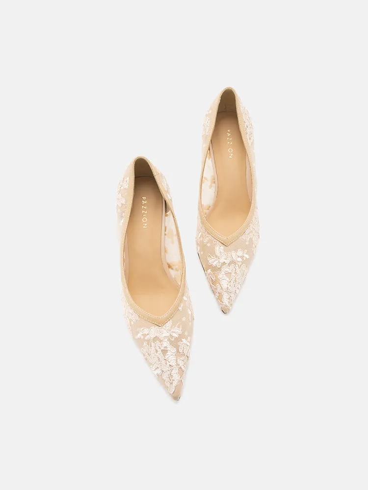 Ariella Lace Stiletto Pumps