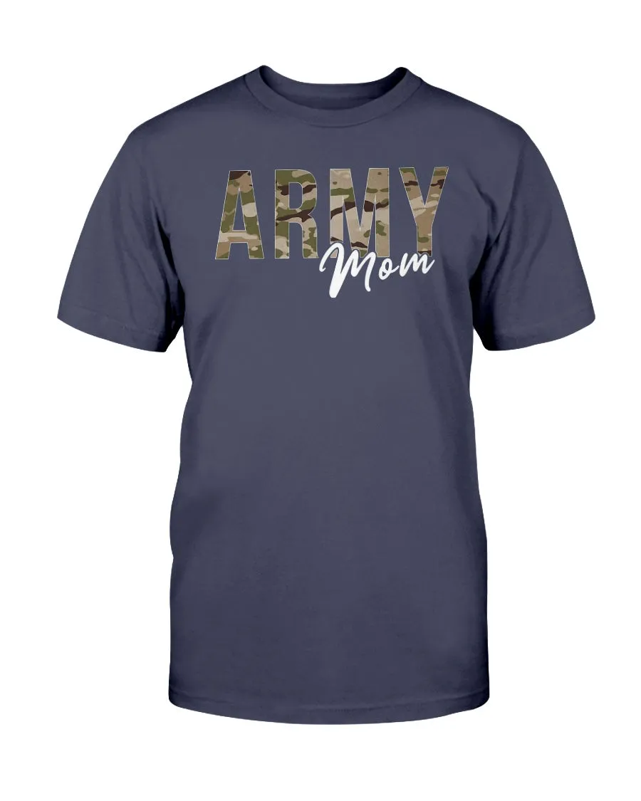Army Mom Brown Camo T-shirts
