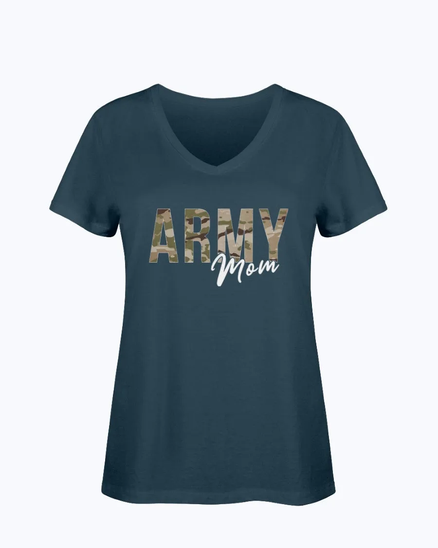 Army Mom Brown Camo T-shirts
