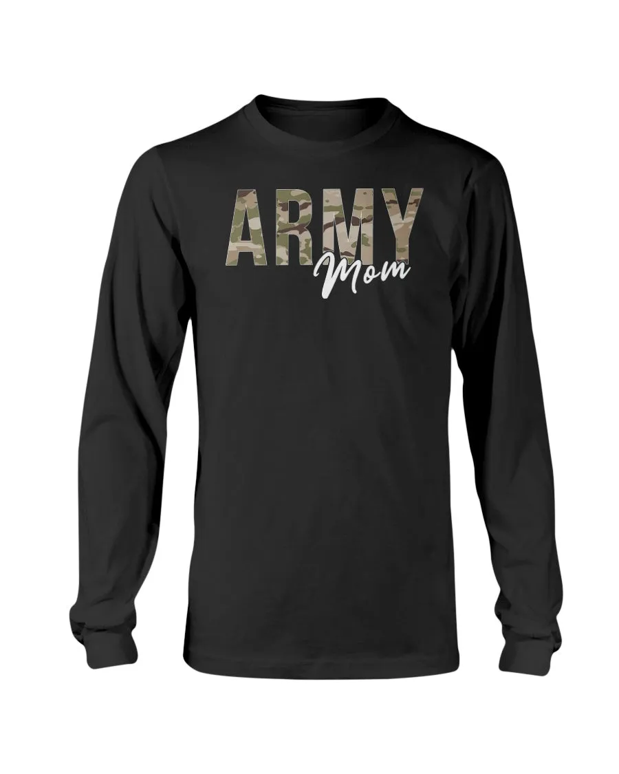 Army Mom Brown Camo T-shirts