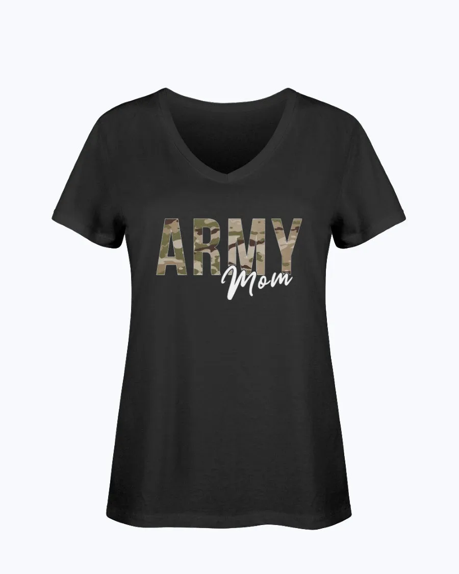 Army Mom Brown Camo T-shirts