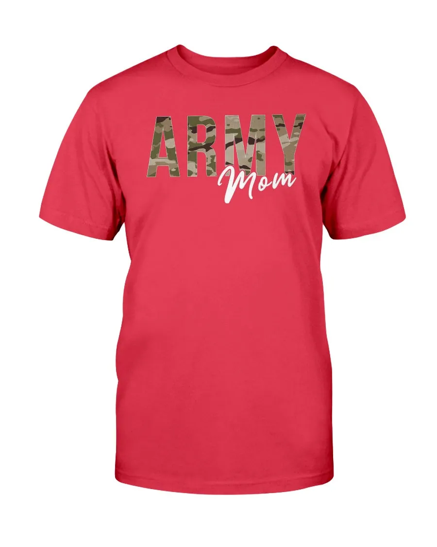 Army Mom Brown Camo T-shirts