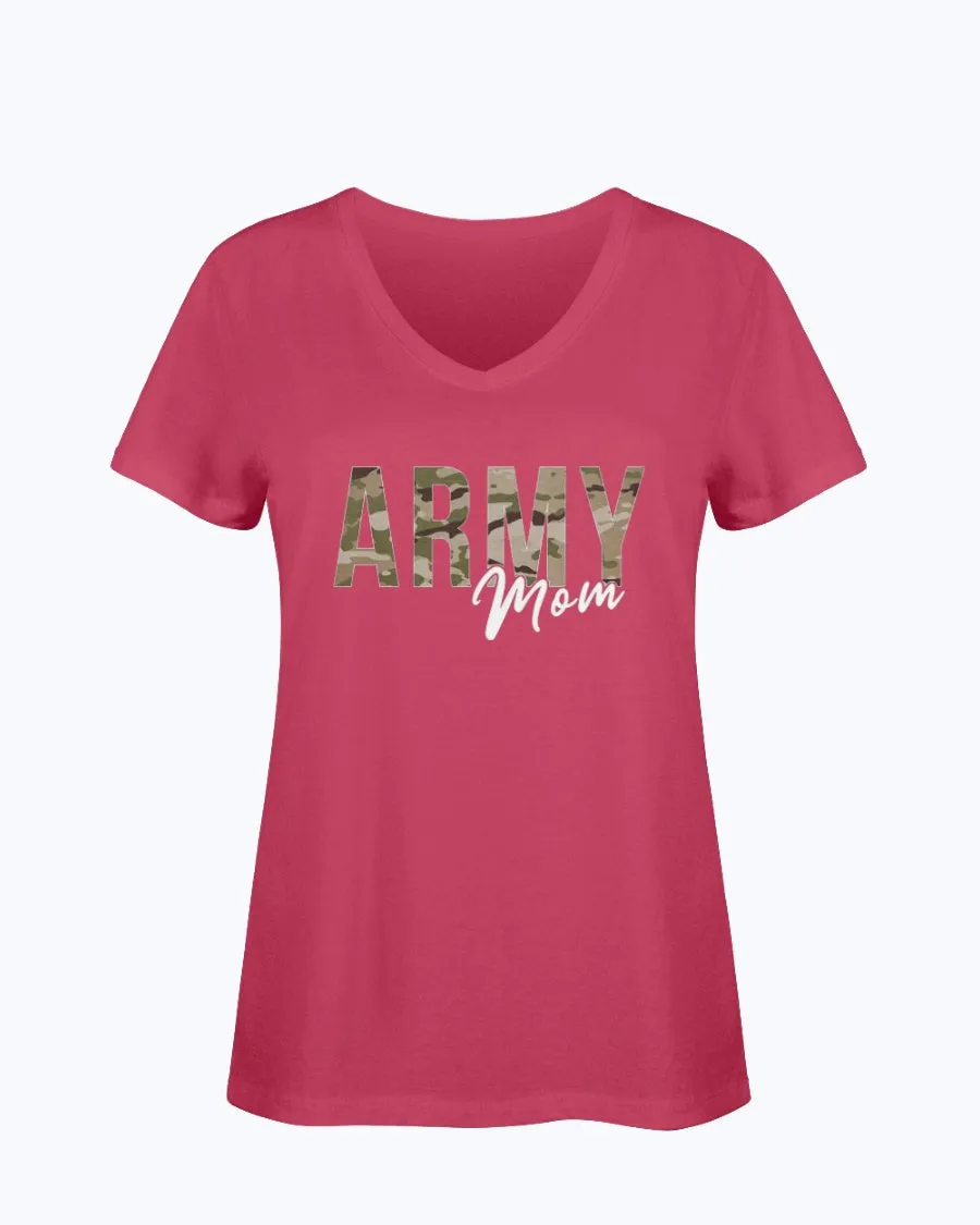 Army Mom Brown Camo T-shirts