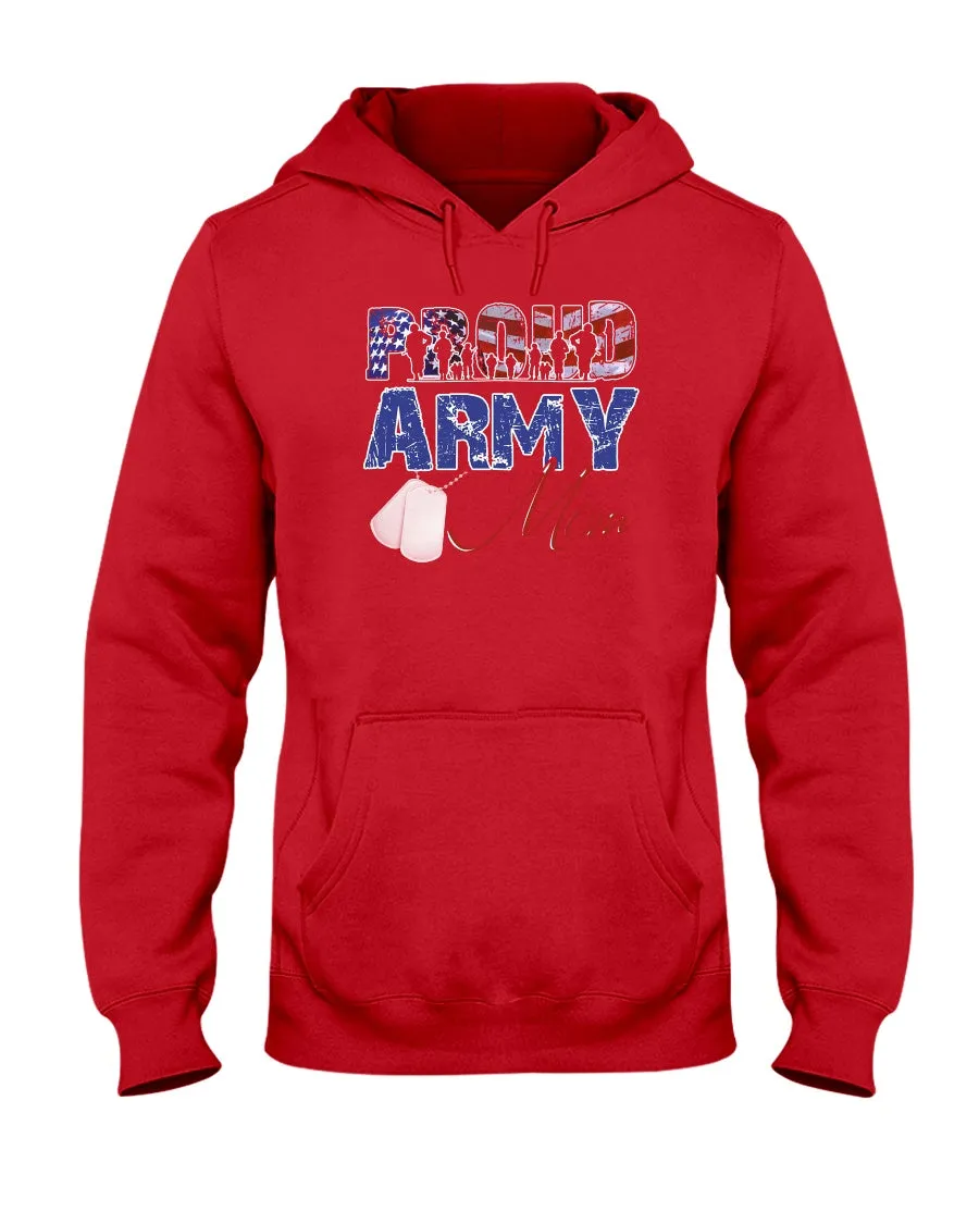 Army Mom Distress Flag T-shirts