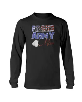 Army Mom Distress Flag T-shirts