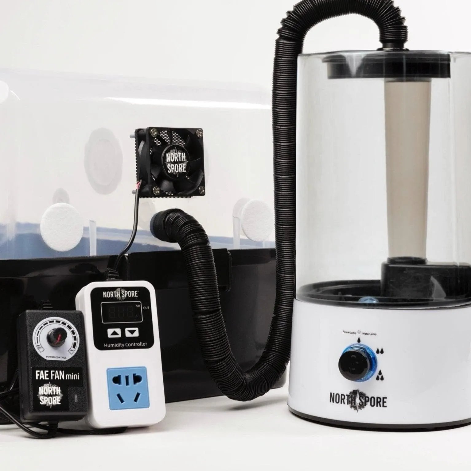 Automated 'Boomr Bin'   Wood-Loving Substrates Monotub Kit
