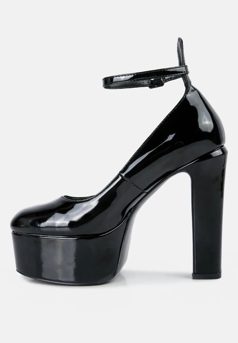 Babe Heaven Patent Pu Sandals By Ruw