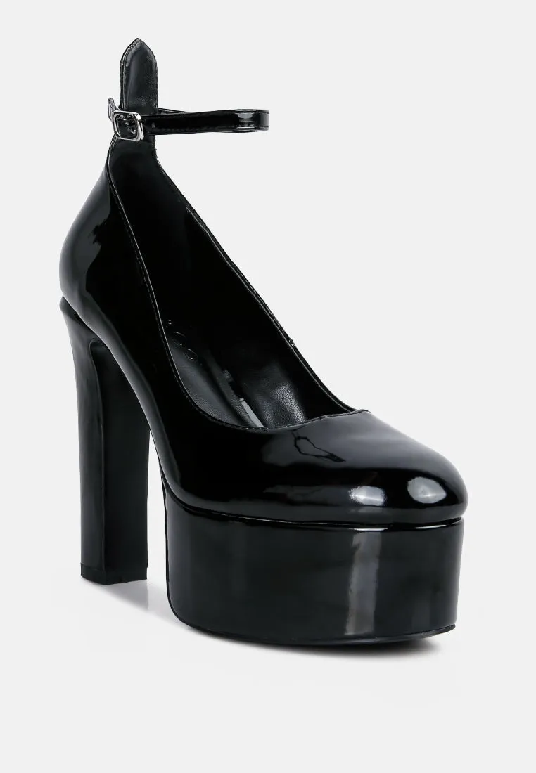 Babe Heaven Patent Pu Sandals By Ruw