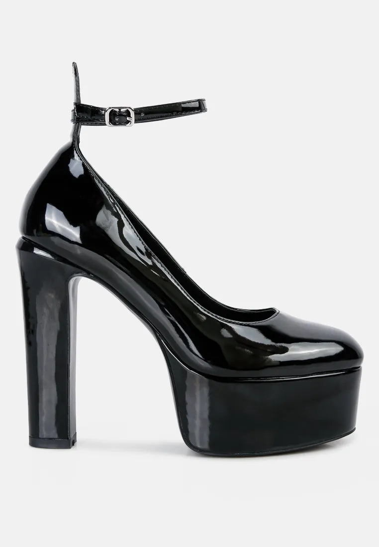 Babe Heaven Patent Pu Sandals By Ruw