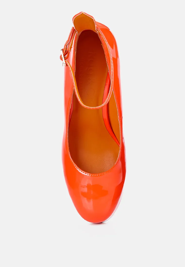Babe Heaven Patent Pu Sandals By Ruw