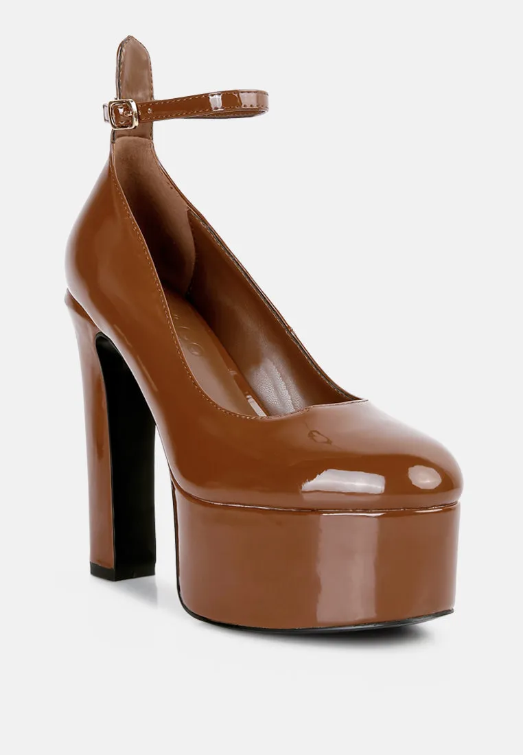 Babe Heaven Patent Pu Sandals By Ruw