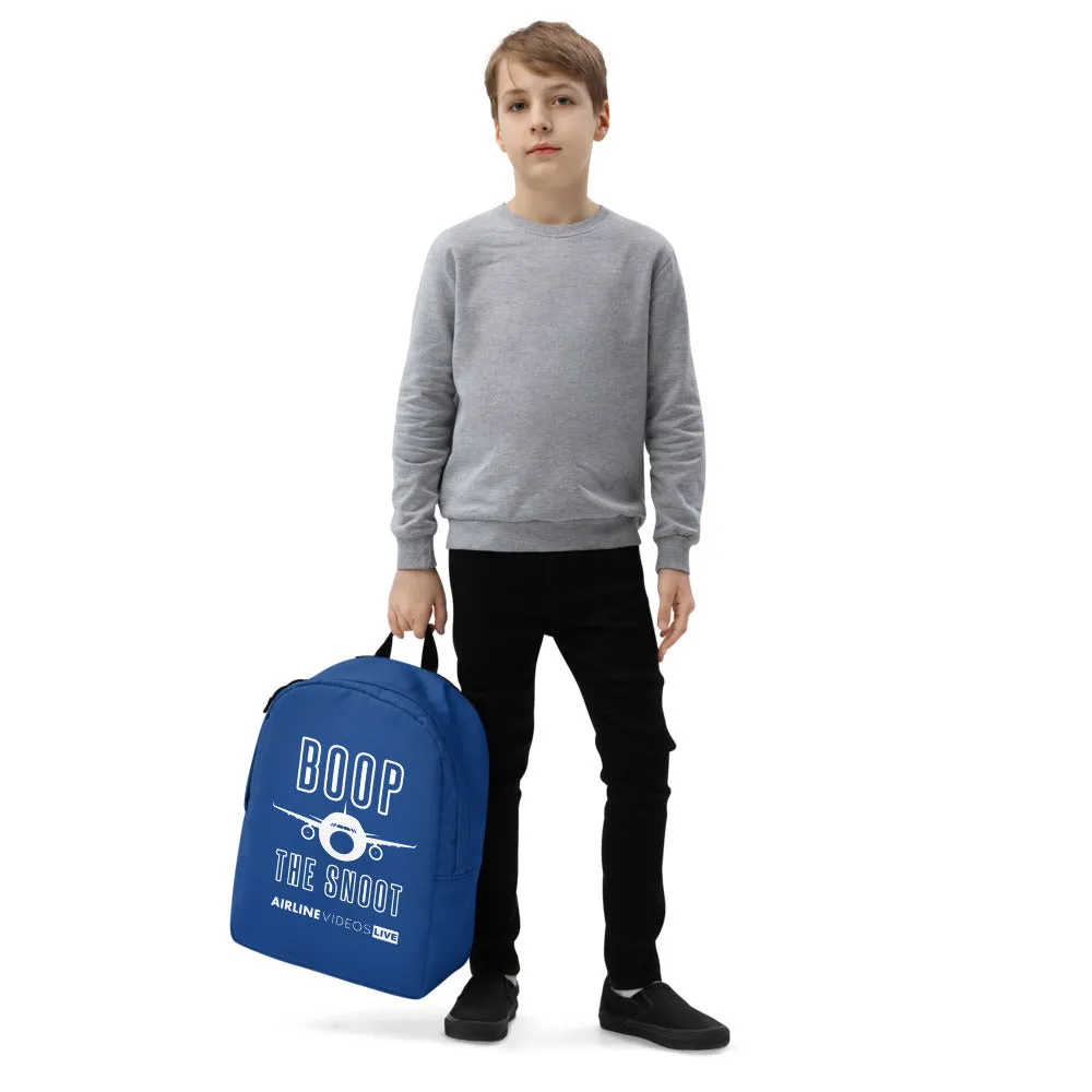 BOOP THE SNOOT (BLUE) Minimalist Backpack