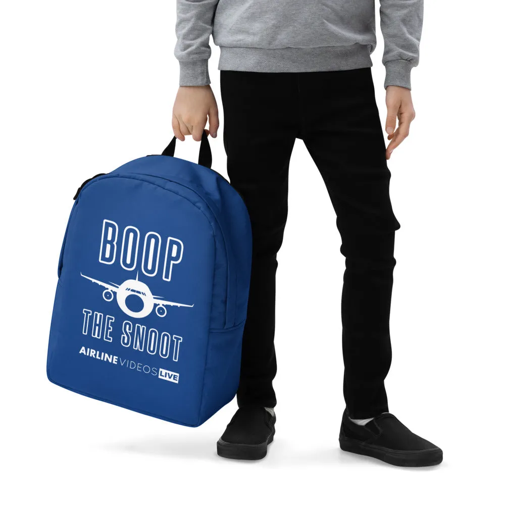 BOOP THE SNOOT (BLUE) Minimalist Backpack