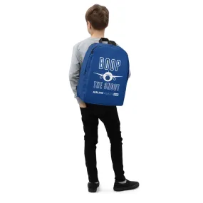 BOOP THE SNOOT (BLUE) Minimalist Backpack
