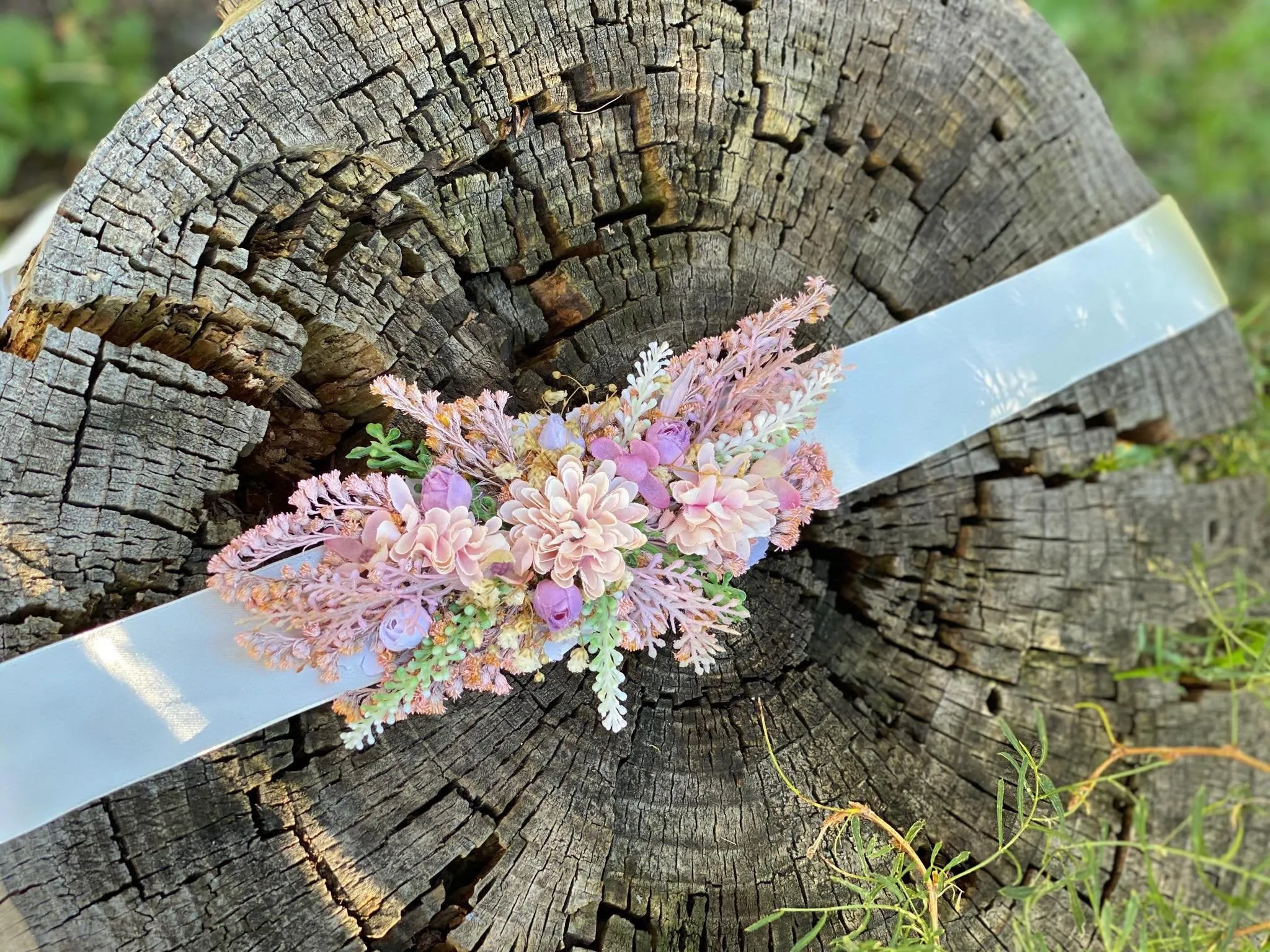 Bridal belt in bright colours Pastel Wedding belt Wedding accessories Wedding sash Floral belt Floral accessories Magaela accessories
