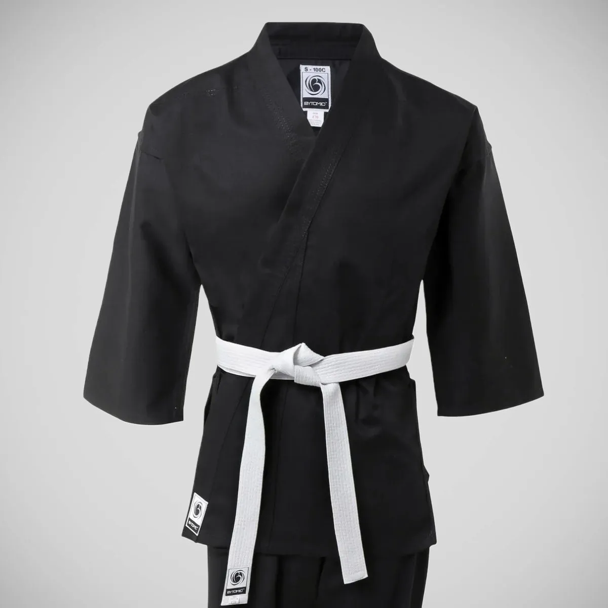 Bytomic Adult 100% Cotton Student Karate Uniform Black