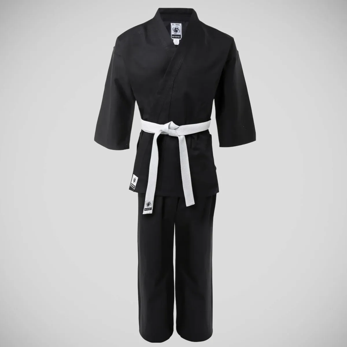 Bytomic Adult 100% Cotton Student Karate Uniform Black