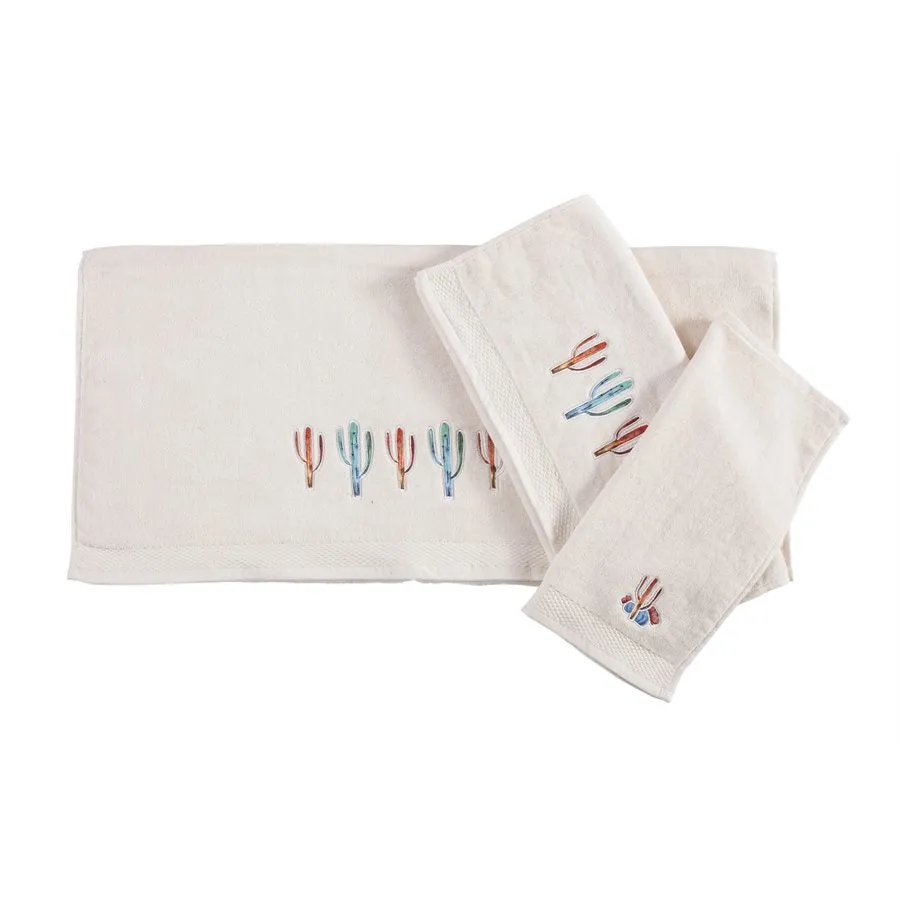 Cactus Southwestern Bath Towel Set of 2