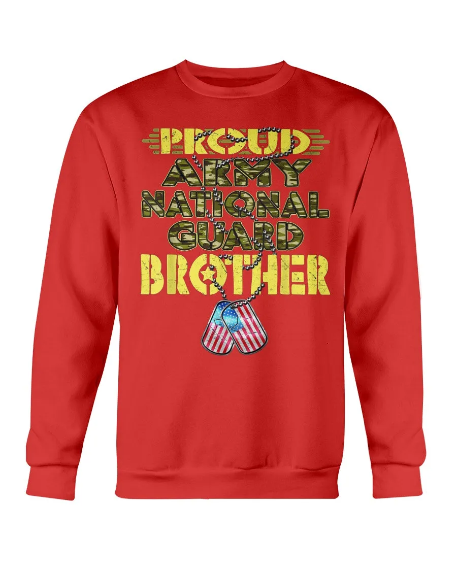 Camo Proud Army National Guard Brother T-shirts
