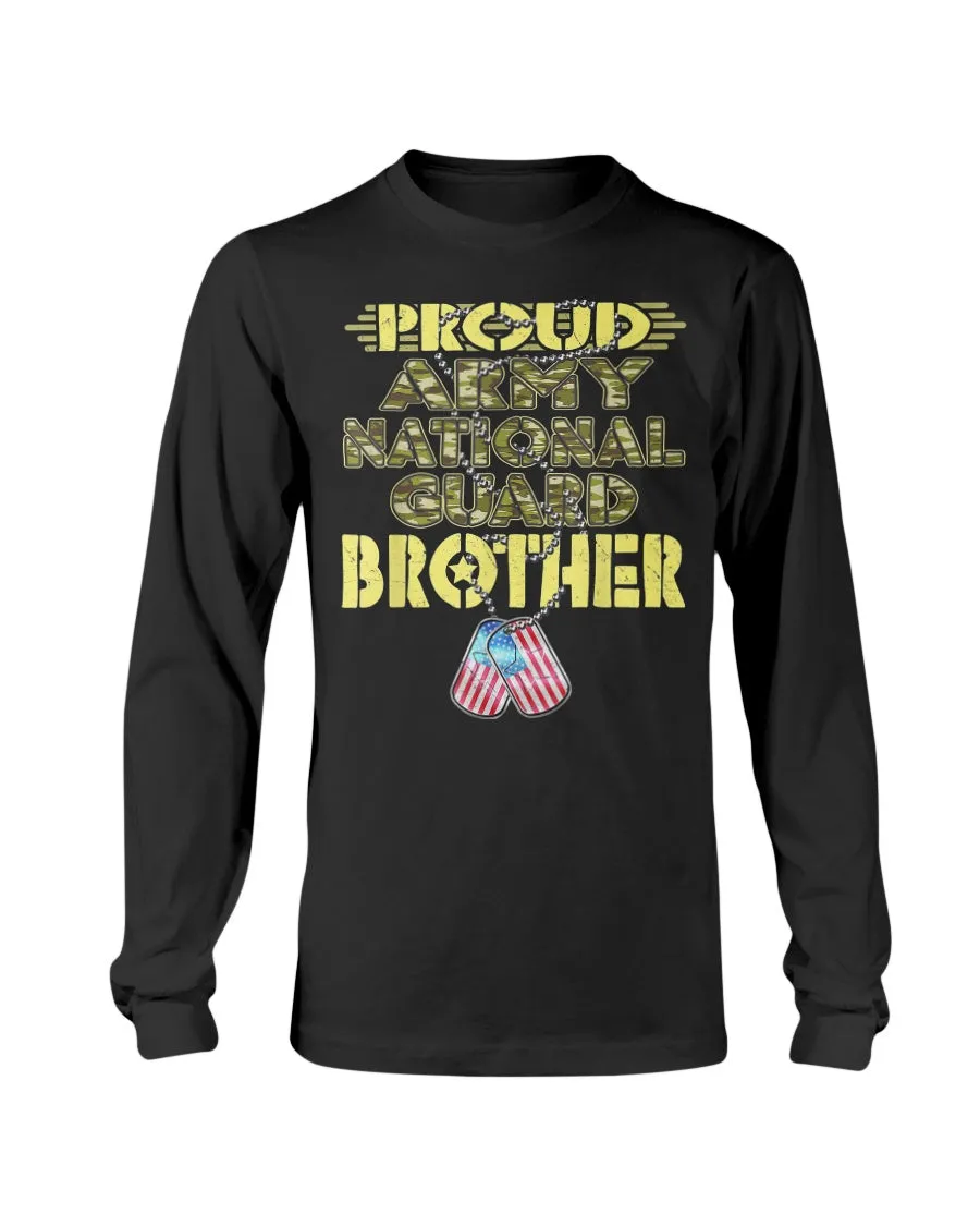 Camo Proud Army National Guard Brother T-shirts