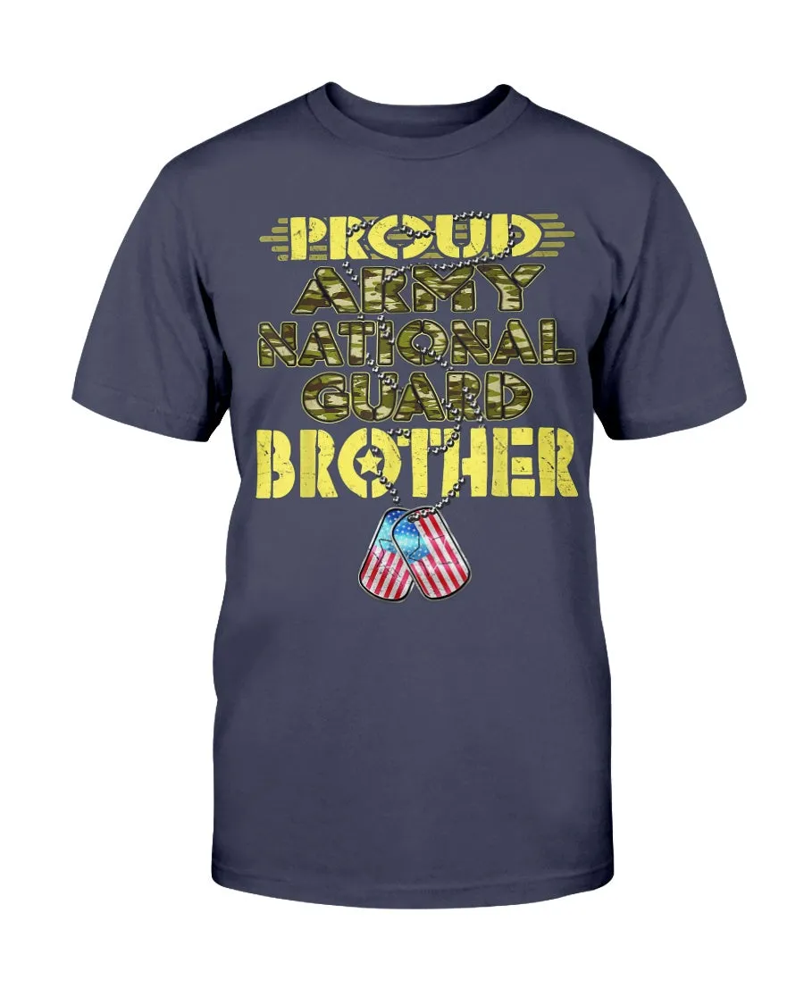 Camo Proud Army National Guard Brother T-shirts