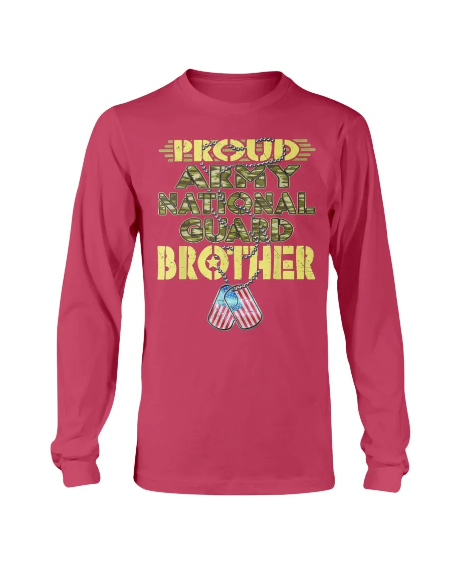 Camo Proud Army National Guard Brother T-shirts