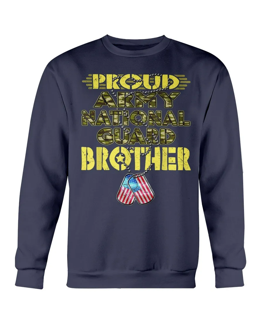 Camo Proud Army National Guard Brother T-shirts