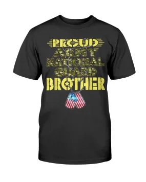 Camo Proud Army National Guard Brother T-shirts