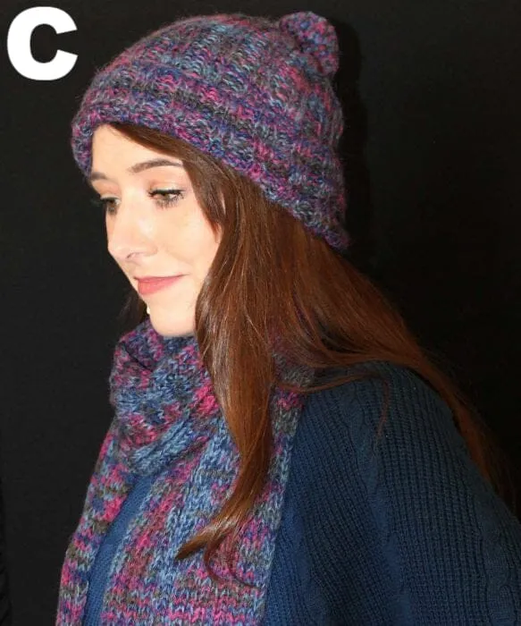Chunky Pallet Hand Knit Alpaca Accessories Hat Gauntlets Scarf