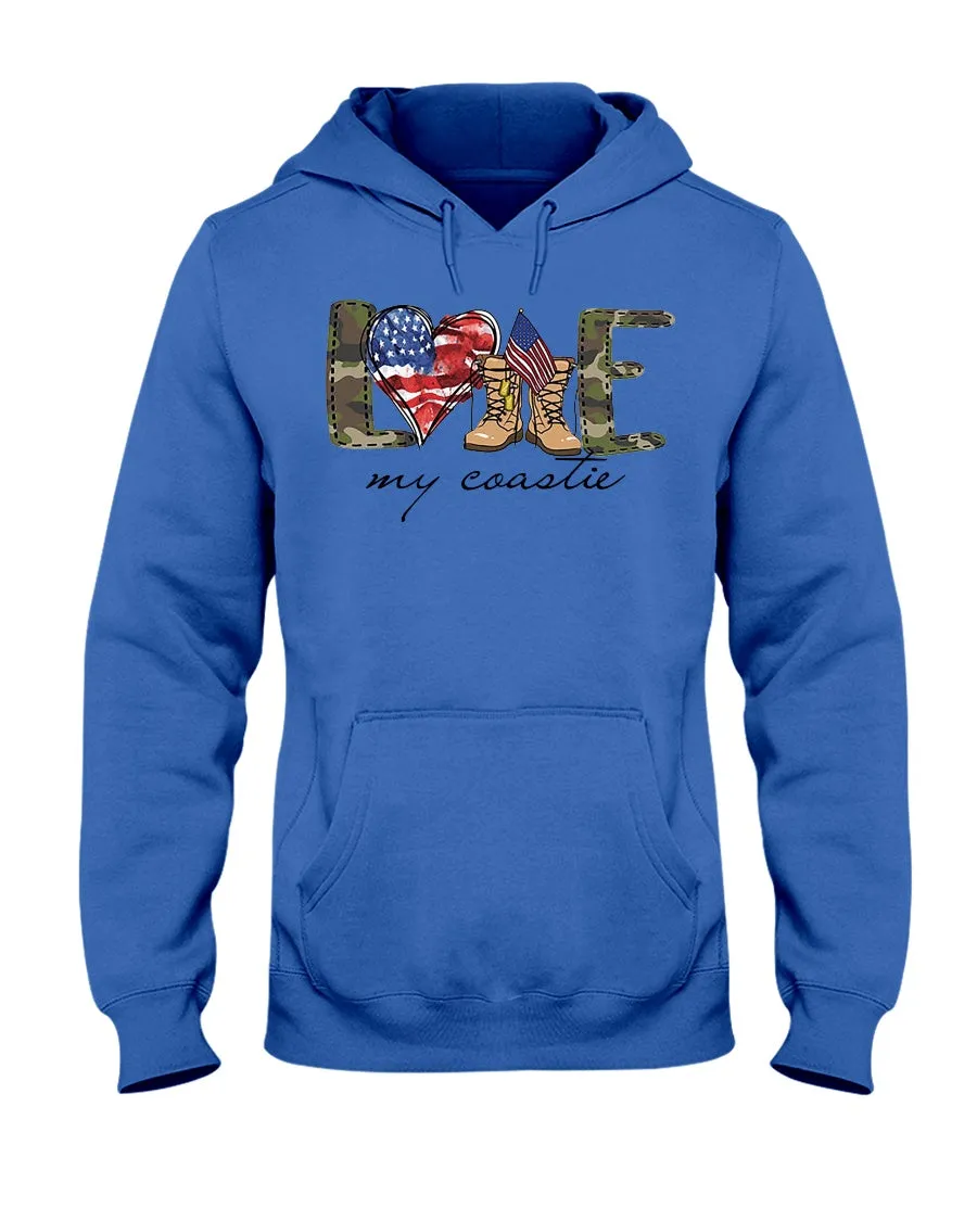 Coast Guard Family Love My Symbols T-shirts