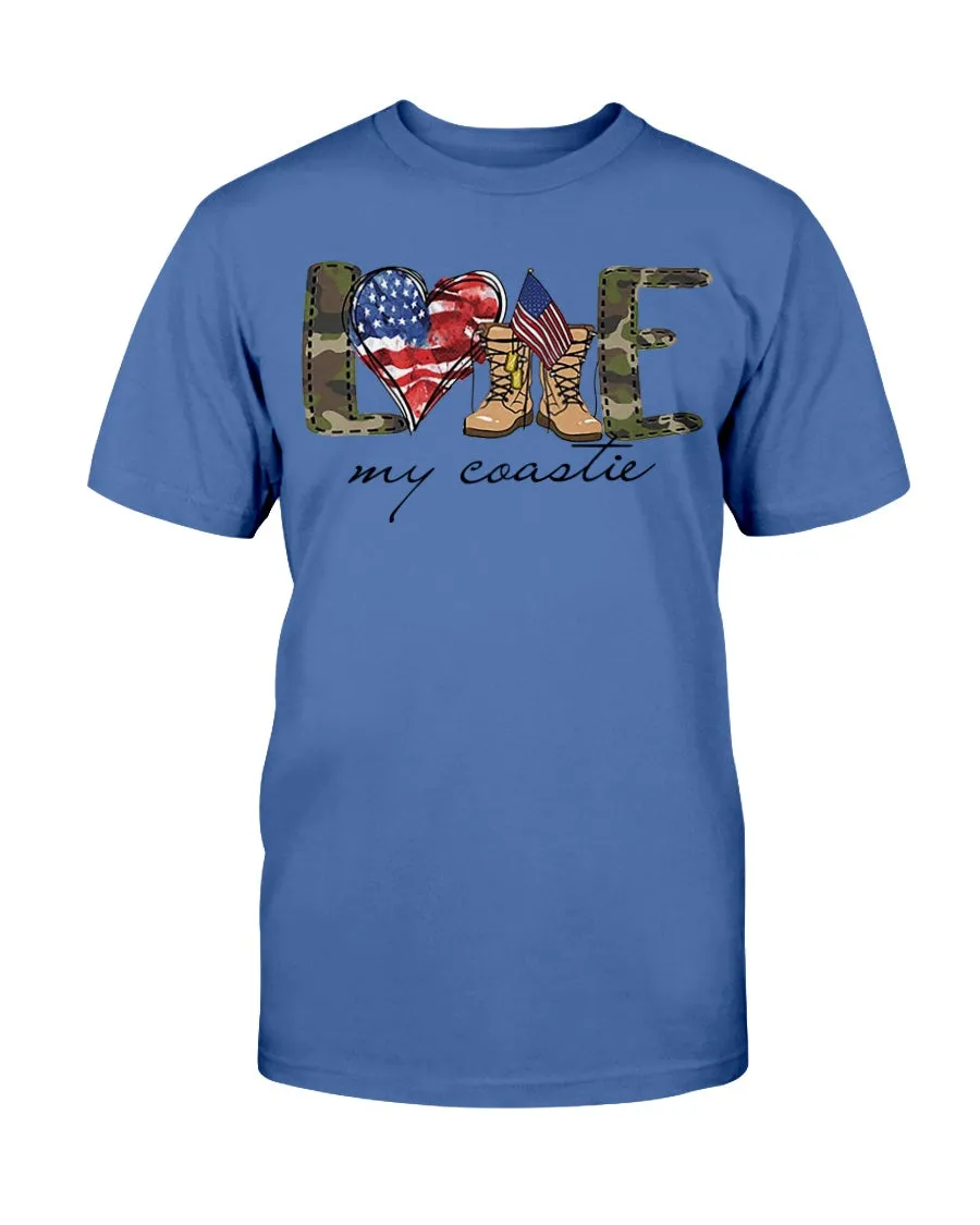 Coast Guard Family Love My Symbols T-shirts