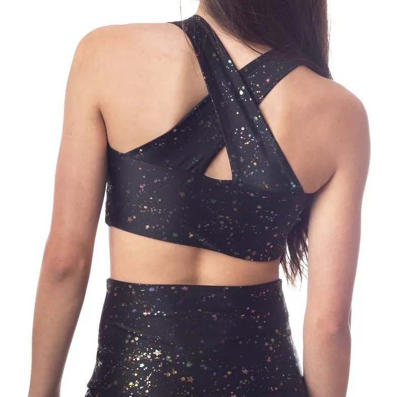 Confetti Stars Crop Top