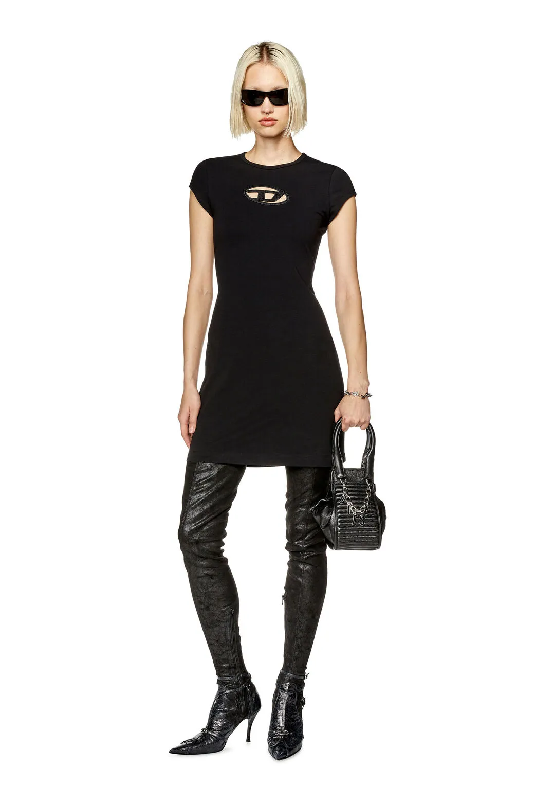 Diesel D-Angiel Short Dress Black