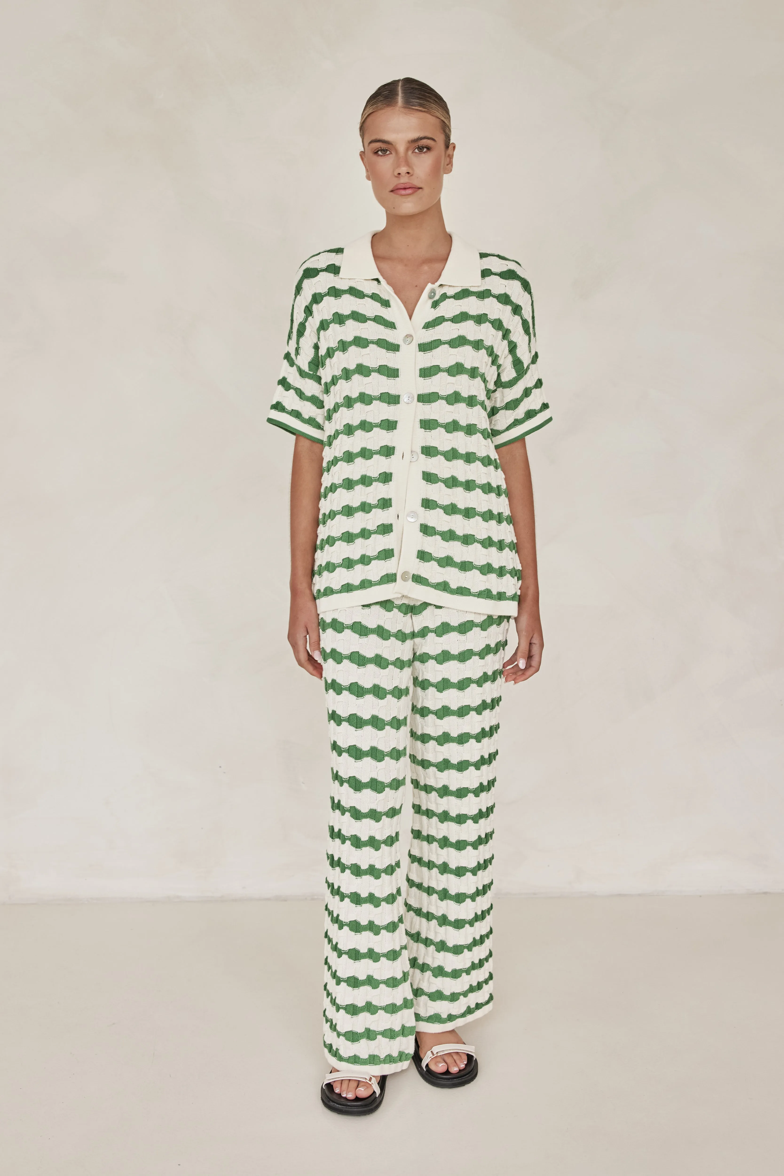 Enna Knit Pant (Green)