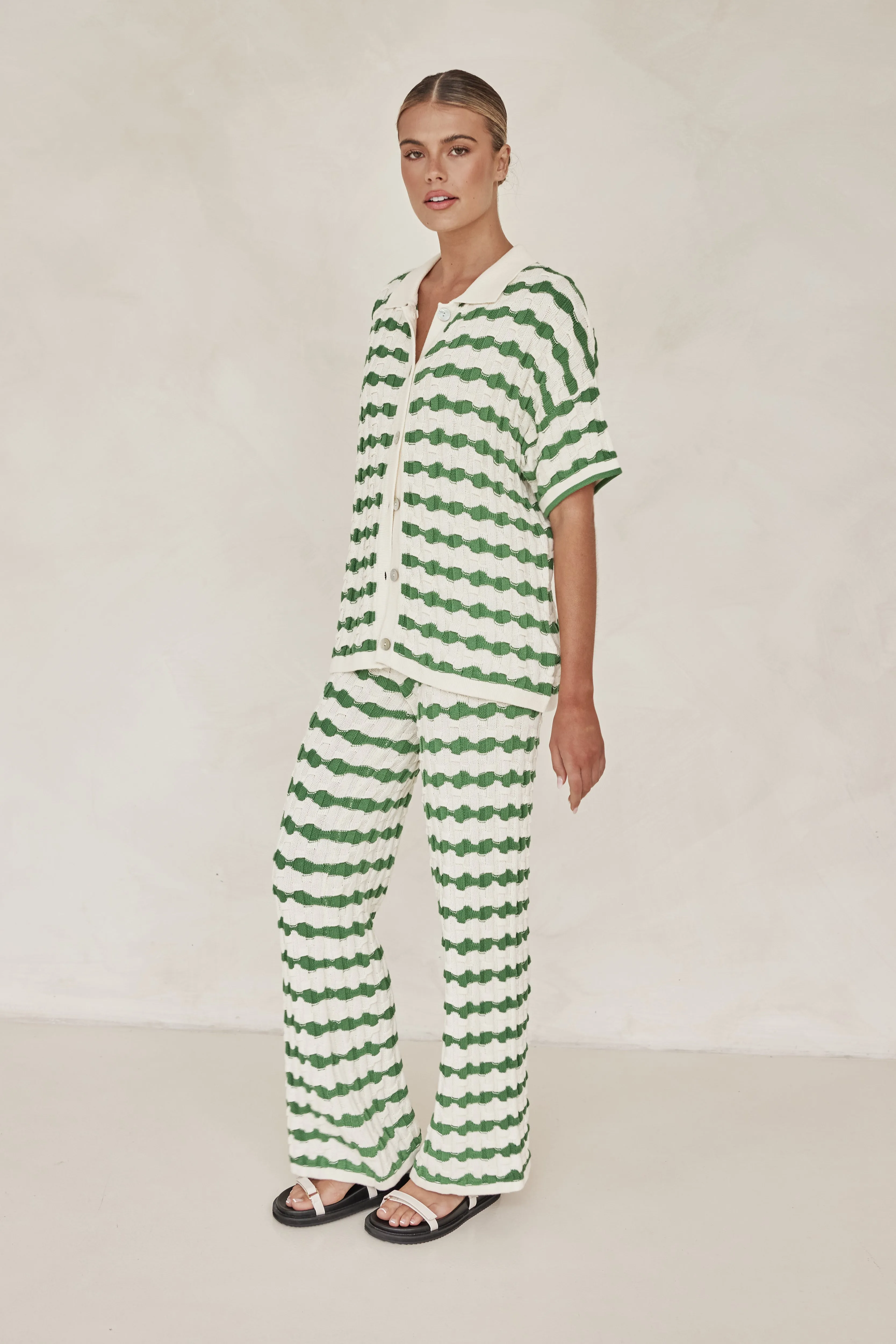 Enna Knit Pant (Green)