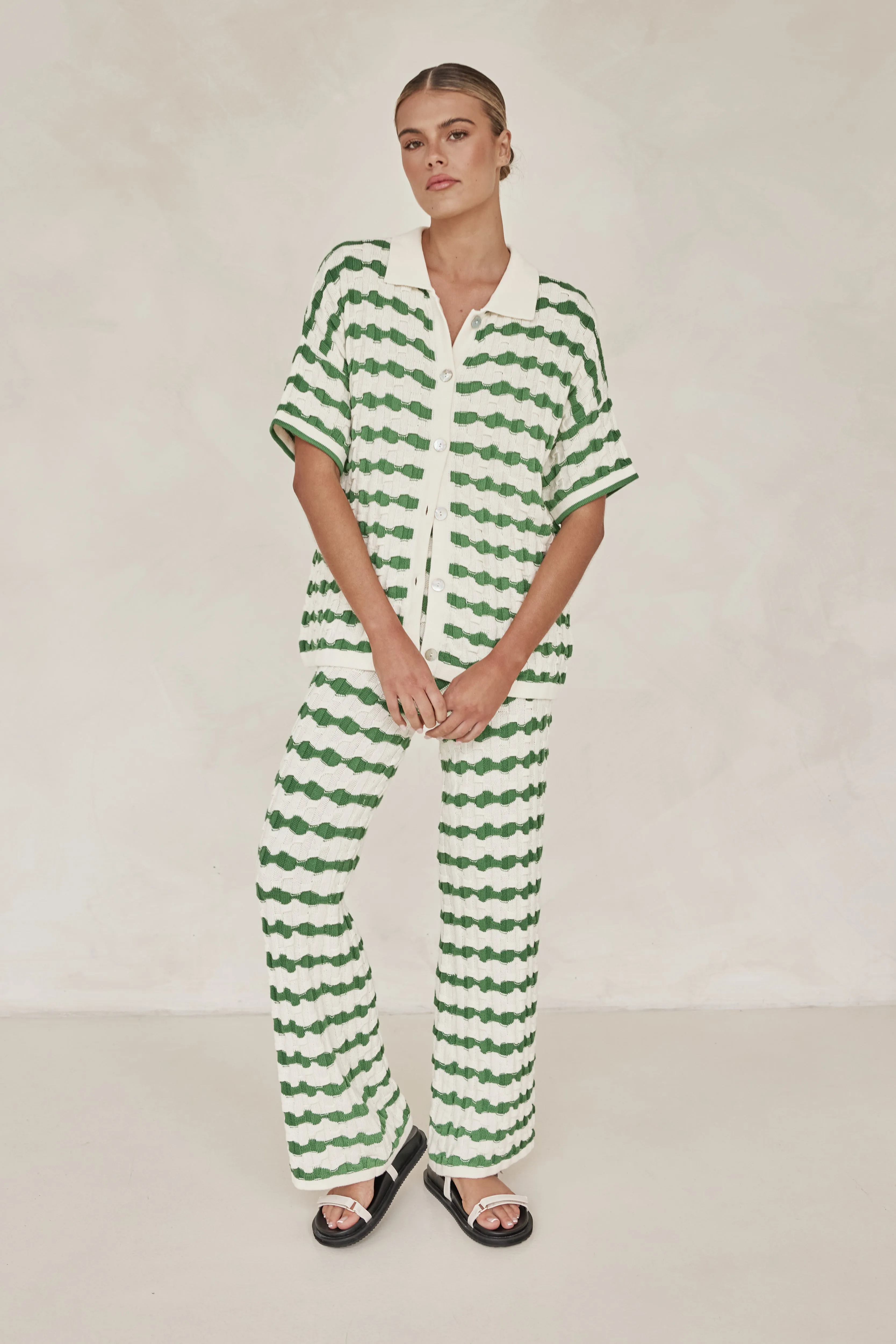 Enna Knit Pant (Green)