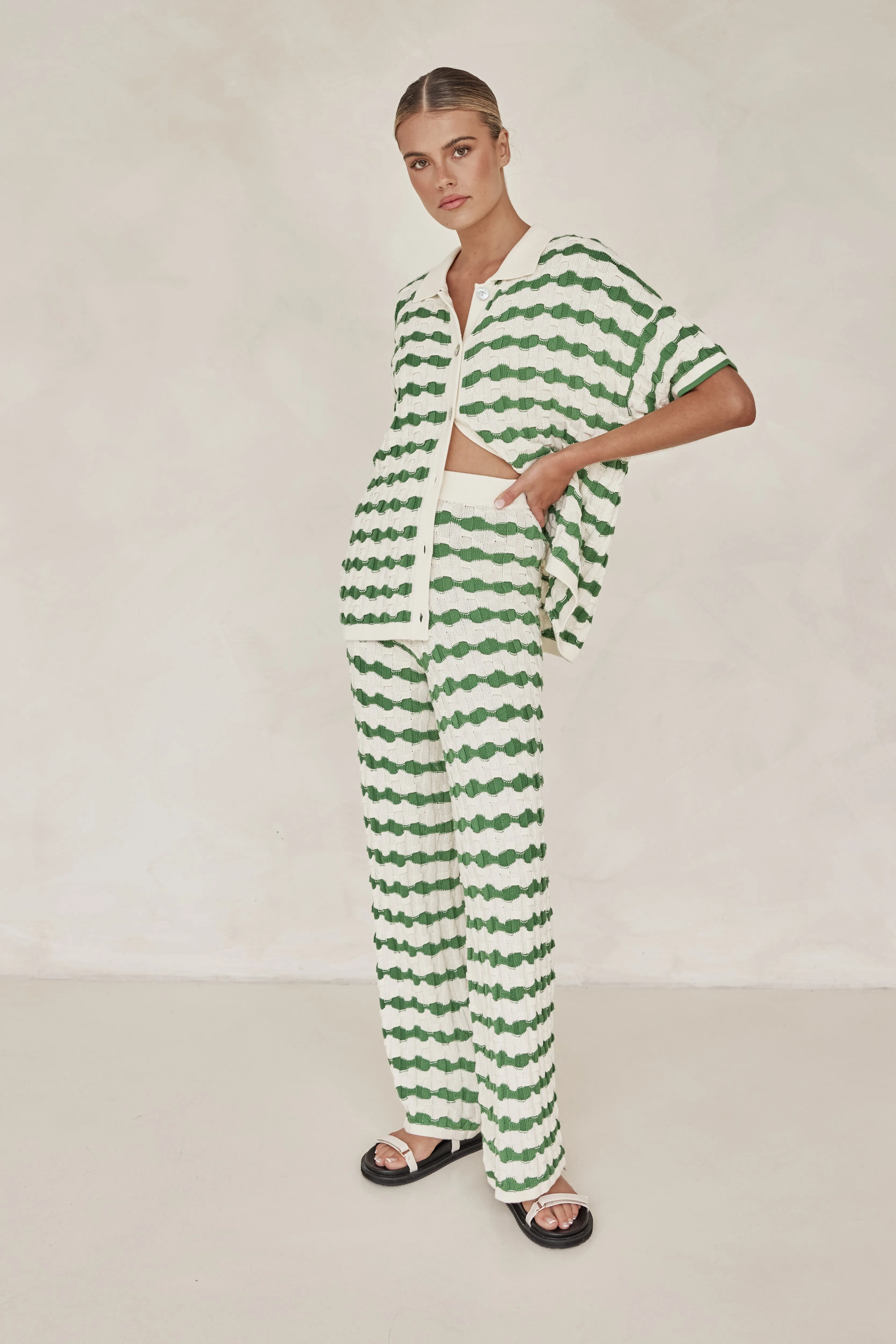 Enna Knit Pant (Green)