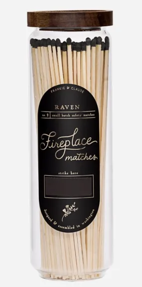Fireplace Match Jar