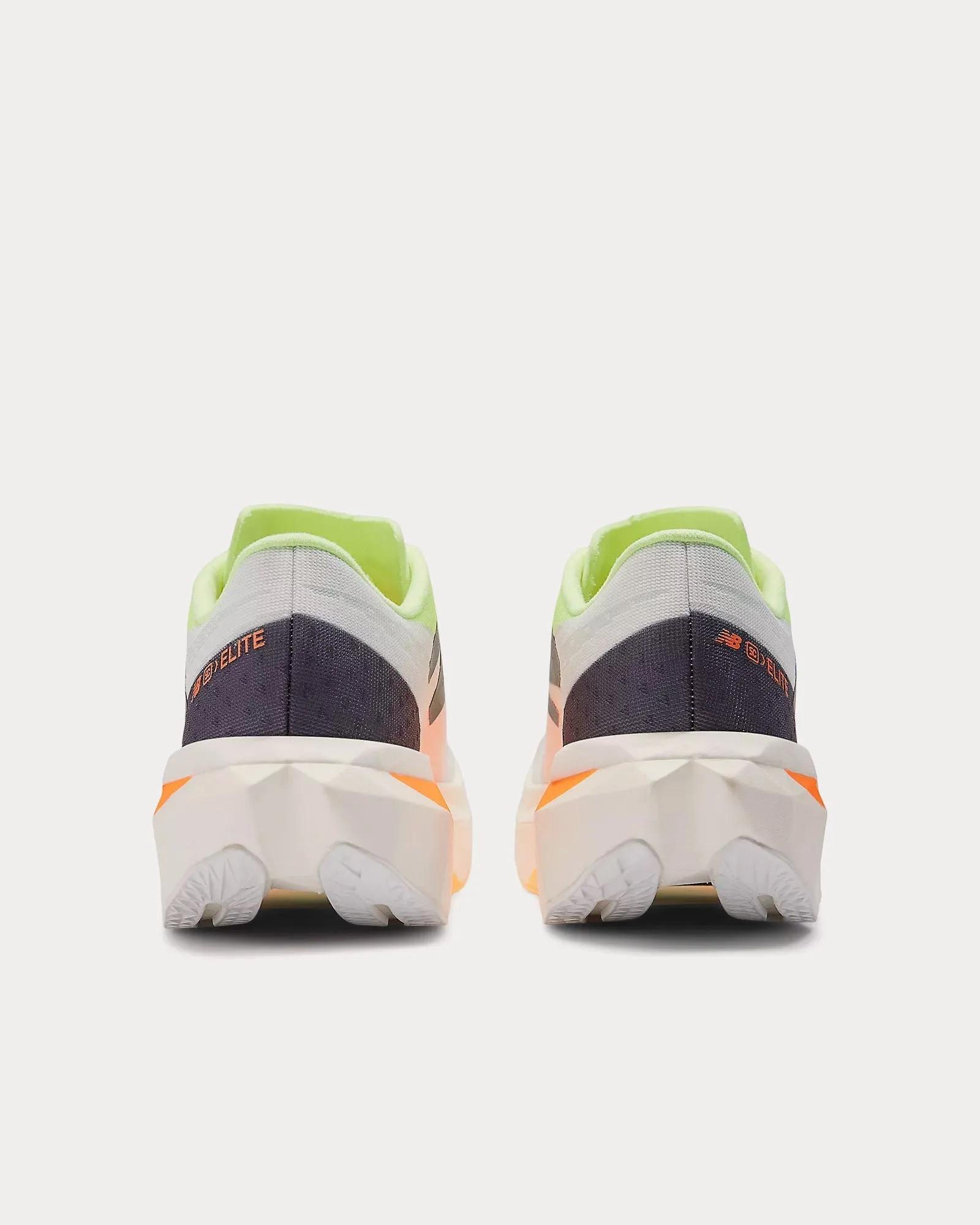 FuelCell SuperComp Elite v4 White / Bleached Lime Glo / Hot Mango Running Shoes