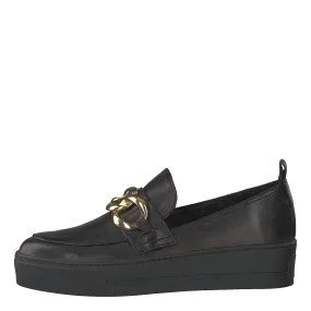 Gold Chain Slip On Parma Nero